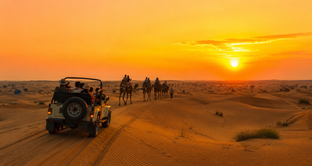 Golden Desert Dunes Safari